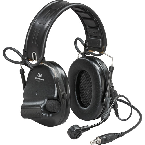 Peltor ComTac VI NIB Single Lead Headset with Arc, Headband Style, 23 dB Fastek