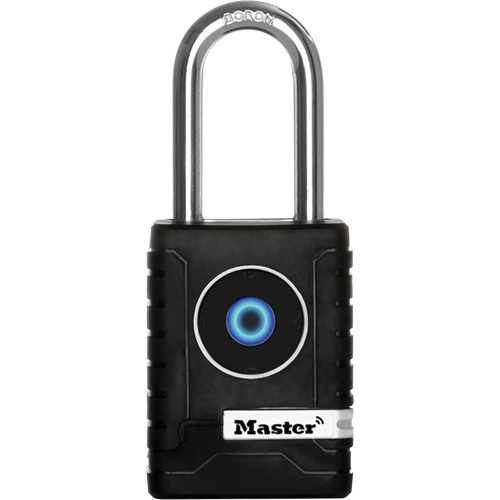Outdoor Bluetooth&reg; Padlock, Thermoplastic, 2-7/32" Width, Battery Included Fastek