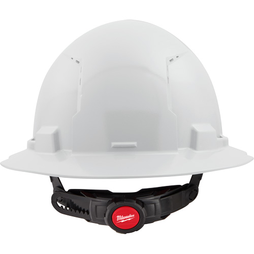 Casque de s&eacute;curit&eacute; &agrave; bordure compl&egrave;te avec suspension &agrave; 6 points, Suspension Rochet, ANSI type I/CSA type 1 Fastek