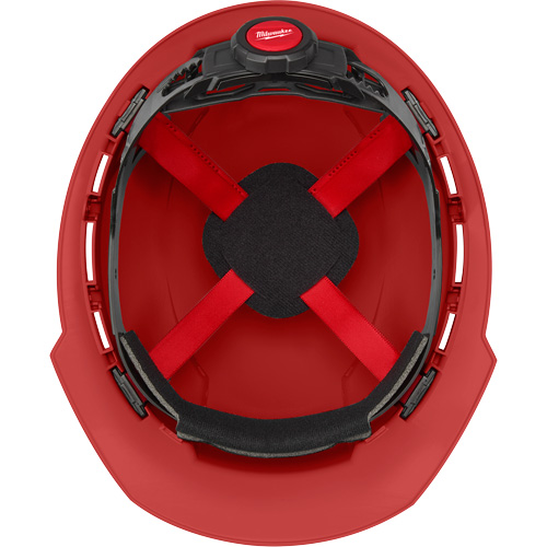 Casque de s&eacute;curit&eacute; &agrave; bordure avant, R&eacute;pond aux normes CSA type 1, Suspension Rochet, Ventil&eacute; Fastek