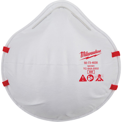 Disposable Respirator, N95, NIOSH Certified, One Size Fastek
