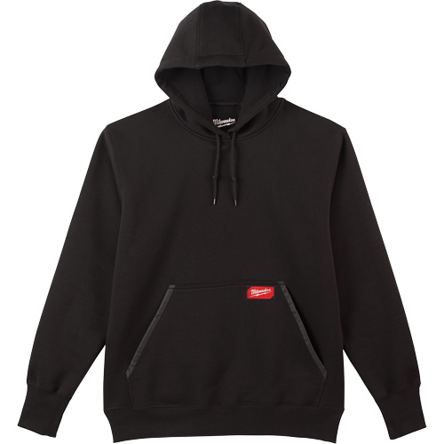 Heavy-Duty Pullover Hoodie, Men's, Small, Black Fastek