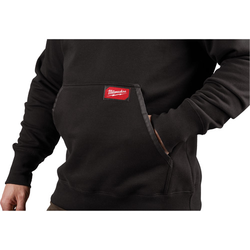 Heavy-Duty Pullover Hoodie, Men's, Small, Black Fastek