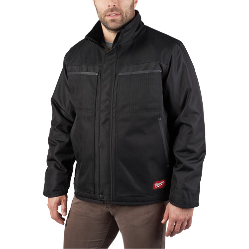 Blouson classique GridIron, Hommes, Petit, Noir Fastek