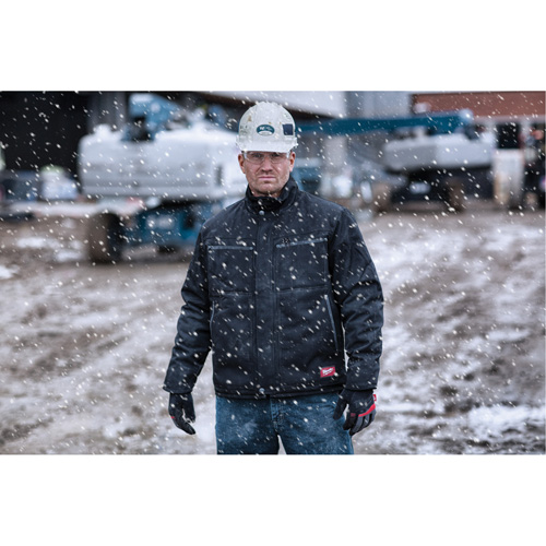 Blouson classique GridIron, Hommes, Petit, Noir Fastek