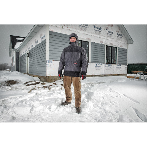 Hydrobreak Rainshell Jacket, Men's, 3X-Large, Grey Fastek