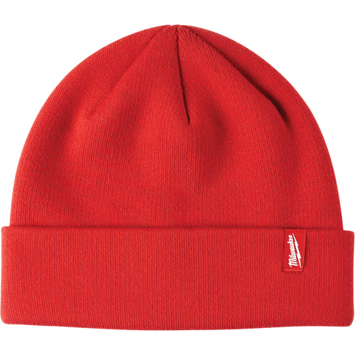 Cuffed Beanie, One Size, Red Fastek