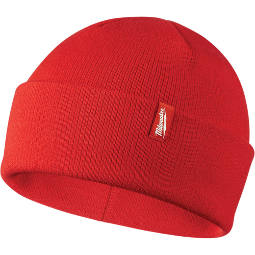 Cuffed Beanie, One Size, Red Fastek
