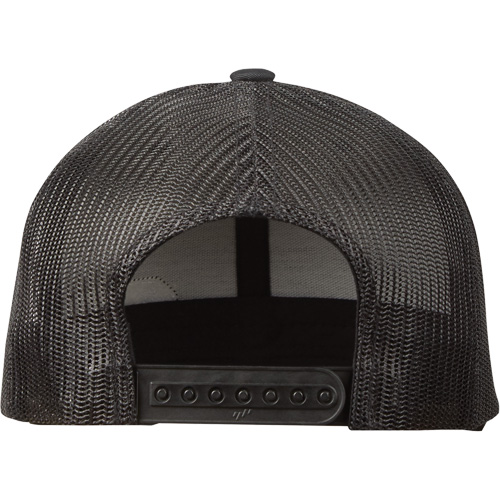 Casquette &agrave; patte pressionn&eacute;e GridIron, Noir, Coton/Nylon/Polyester Fastek