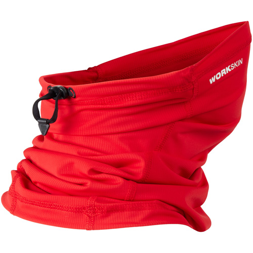 Workskin Neck Gaiter, Red, Polyester Fastek