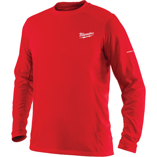 T-shirt &agrave; manches longues Workskin, Hommes, Petit, Rouge Fastek