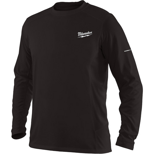 Workskin Long Sleeve Shirt, Men's, Small, Black Fastek