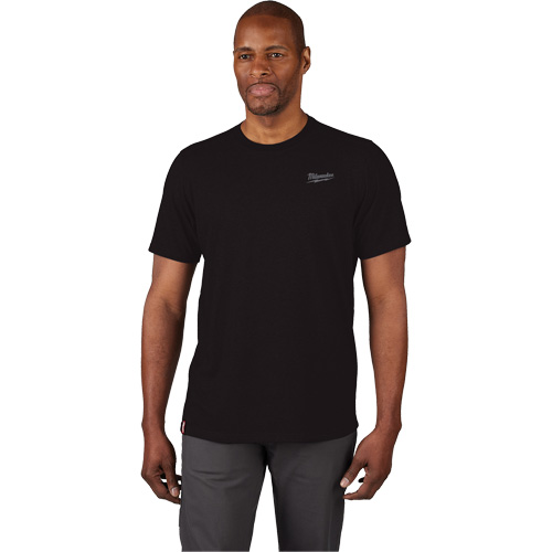 T-shirt de travail hybride, Hommes, Petit, Noir Fastek