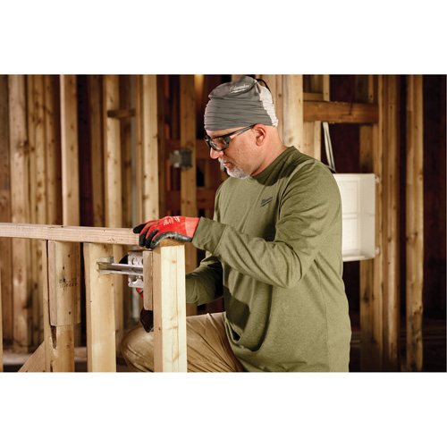 T-shirt de travail hybride, Hommes, Petit, Vert Fastek