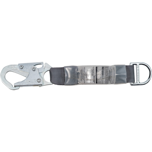 V-Series Standard Energy Absorbing Lanyard, Snap Hook Center, Snap Hook Leg Ends, Polyester Fastek