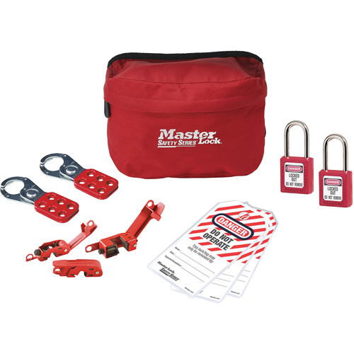 Basic Lockout Kit with Zenex Thermoplastic Locks, Electrical Kit, 11 Components Fastek