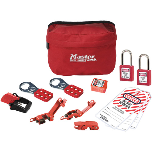Standard Lockout Kit with Zenex Thermoplastic Locks, Electrical Kit, 13 Components Fastek