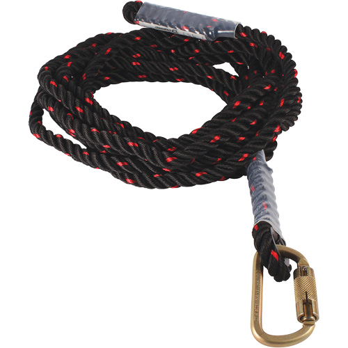Dynamic Vertical Rope Lifeline with Carabiner Fastek