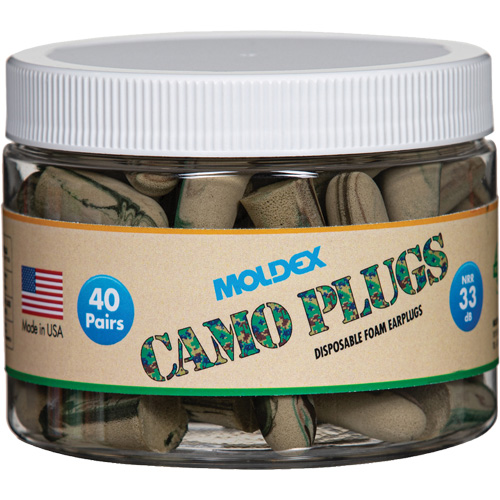Camo Earplugs, Bulk - Canister Fastek