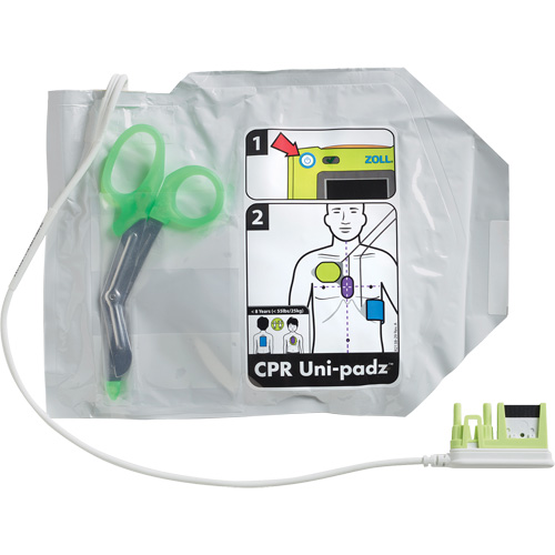 CPR Uni-Padz Adult & Pediatric Electrodes, Zoll AED 3 For, Class 4 Fastek