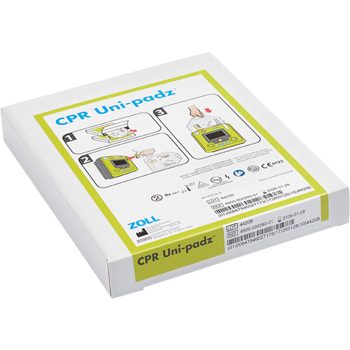 CPR Uni-Padz Adult & Pediatric Electrodes, Zoll AED 3 For, Class 4 Fastek