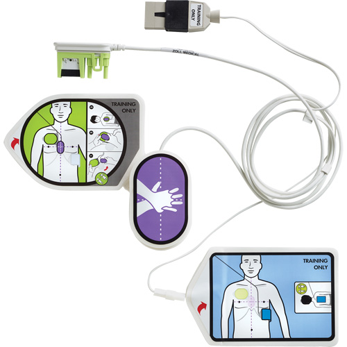 CPR Uni-Padz Training & Demonstration Kit, Zoll AED 3 For, Non-Medical Fastek