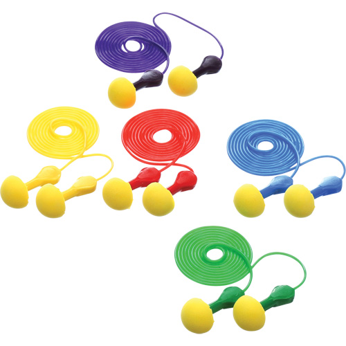 E-A-R Express Pod Plugs Earplugs, Corded, Bulk - Pillow Pack, 25 dB NRR, One-Size Fastek