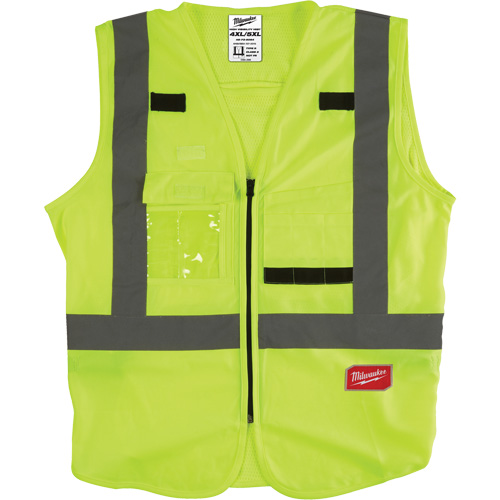 Veste de s&eacute;curit&eacute;, Jaune lime haute visibilit&eacute;, Moyen/Petit Fastek