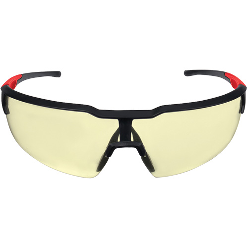 Safety Glasses, Yellow Lens, Anti-Scratch, ANSI Z87+/Meets/Exceeds CSA Z94.3 Fastek