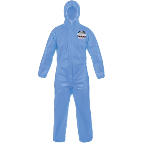 Safegard GP Coveralls, Medium, Blue, SMMS Fastek
