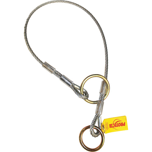 Cable Dual-Ring Adaptor, Tie-Off, Temporary Use Fastek