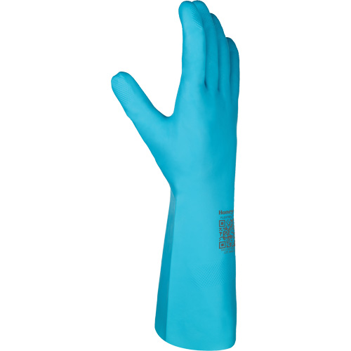 Gants chimiques Flextril, Taille 7, 12,5" lo, Nitrile, Doublure en Nylon Fastek