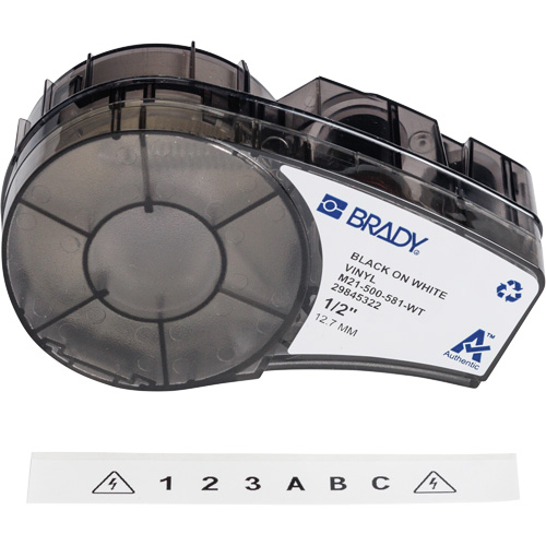 Repositionable Multi-Purpose Labels with Ribbon, Black Fastek