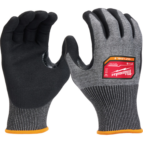 Gants enduits par trempage &agrave; dext&eacute;rit&eacute; &eacute;lev&eacute;e, Taille Petit, Calibre 18, Rev&ecirc;tement Nitrile, Enveloppe en Nylon/Poly&eacute;thyl&egrave;ne/Tungst&egrave;ne, ASTM ANSI niveau A8/EN 388 niveau F Fastek