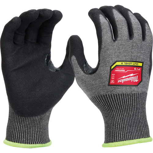 Gants enduits par trempage &agrave; dext&eacute;rit&eacute; &eacute;lev&eacute;e, Taille Petit, Calibre 18, Rev&ecirc;tement Nitrile, Enveloppe en Nylon/Poly&eacute;thyl&egrave;ne/Tungst&egrave;ne, ASTM ANSI niveau A9/EN 388 niveau F Fastek