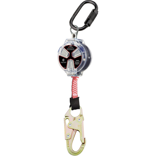 Dynamic Small Snap Hook Self-Retracting Lifeline, 6', Polyester, Swivel Fastek