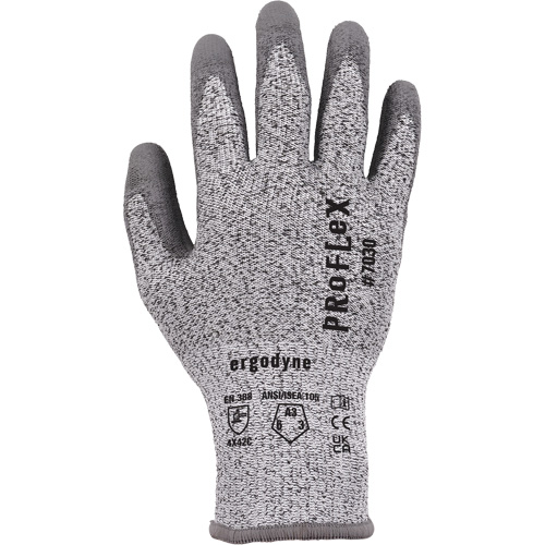 Gants r&eacute;sistant &agrave; la coupe Proflex 7030, Taille Petit, Calibre 13, Rev&ecirc;tement Polyur&eacute;thane, Enveloppe en Nylon/PEHP/Spandex, ASTM ANSI niveau A3/EN 388 niveau C Fastek