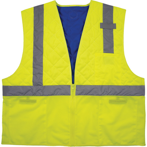 Veste de s&eacute;curit&eacute; refroidissante Chill-Its 6668, Petit, Jaune lime haute visibilit&eacute; Fastek