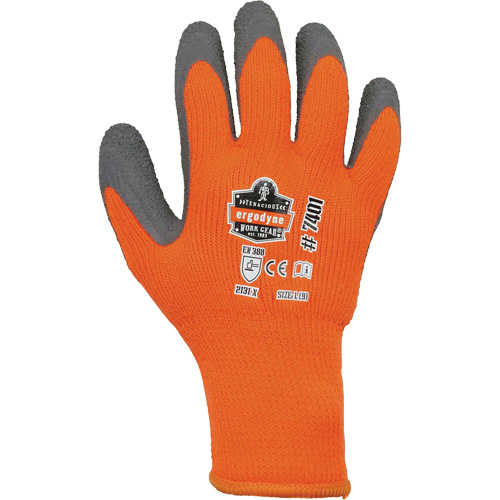 Gants de travail l&eacute;gers et enduits pour l'hiver ProFlex 7401, Moyen, R&ecirc;vetement Latex, Calibre 10 Fastek