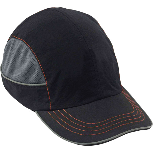 Skullerz 8950XL Bump Cap with Long Brim, Black Fastek