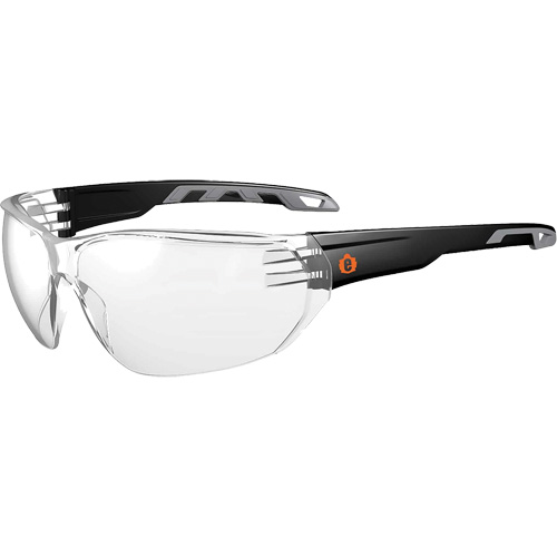Skullerz VALI Frameless Safety Glasses, Clear Lens, Anti-Fog/Anti-Scratch, ANSI Z87+/Meets/Exceeds CSA Z94.3 Fastek