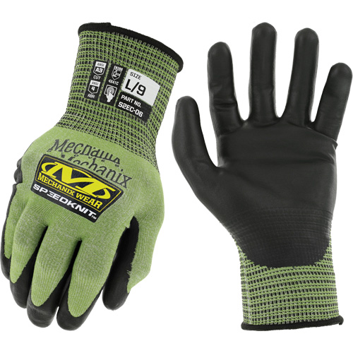 Gants r&eacute;sistants aux coupures SpeeKnit S2EC06, Taille Petit/7, Calibre 18, Rev&ecirc;tement Ur&eacute;thane, Enveloppe en PEHP/Tungst&egrave;ne, ASTM ANSI niveau A4/EN 388 niveau D Fastek