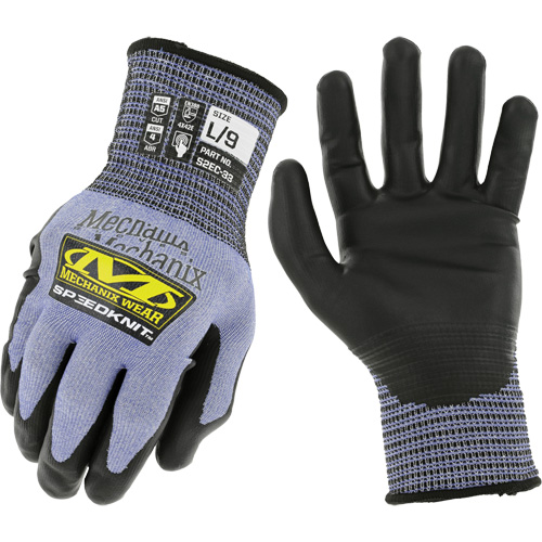 Gants r&eacute;sistants aux coupures SpeeKnit S2EC33, Taille Petit/7, Calibre 18, Rev&ecirc;tement Ur&eacute;thane, Enveloppe en PEHP/Tungst&egrave;ne, ASTM ANSI niveau A5/EN 388 niveau D Fastek