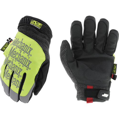 Coldwork Hi-Viz Winter Work Gloves, Size 8, ASTM ANSI Level A5 Fastek