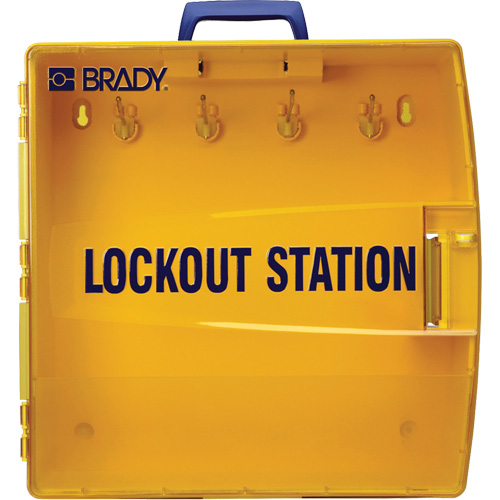 Ready Access Lockout Station, None Padlocks, 40 Padlock Capacity, Padlocks Not Included Fastek
