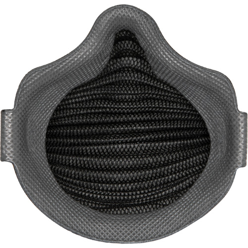 AirWave M Series Black Disposable Masks with SmartStrap&reg; & Full Foam Flange, N95, NIOSH Certified, Medium/Large Fastek