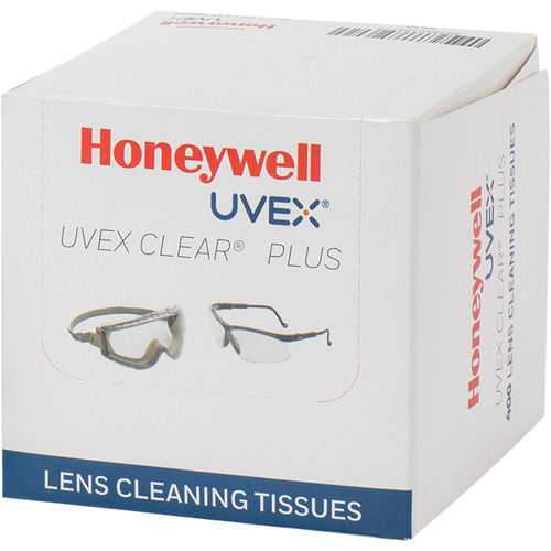 Uvex Clear&reg; Plus Lens Tissues, 4.125" x 3.96" Fastek