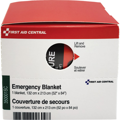 SmartCompliance&reg; Refill Emergency Blanket, Mylar Fastek