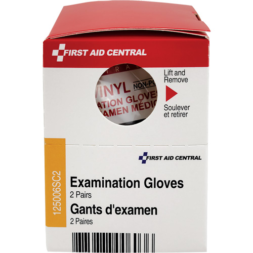 SmartCompliance&reg; Refill Examination Gloves, Vinyl, Powder-Free, Clear, Class 2 Fastek