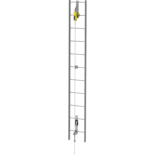 Latchways&reg; Vertical Ladder Lifeline Kit, Stainless Steel Fastek